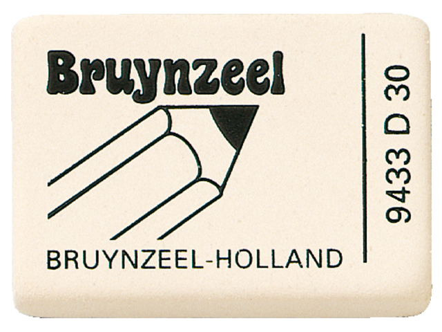Gum bruynzeel extra zacht wit display 30stuks