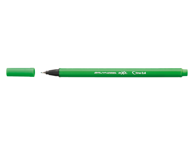 Fineliner bruynzeel mxz groen 0.4mm