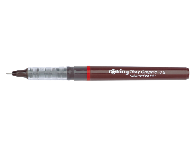 Fineliner rotring tikky graphic 0.2mm