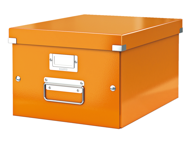 Opbergbox leitz click en store 265x188x335mm oranje