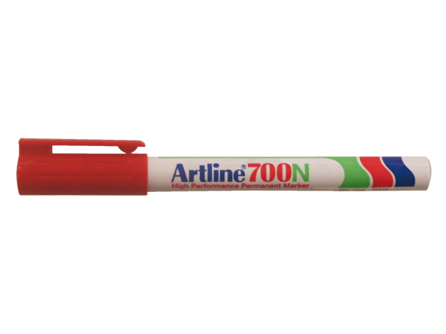 Viltstift artline 700 rond rood 0.7mm