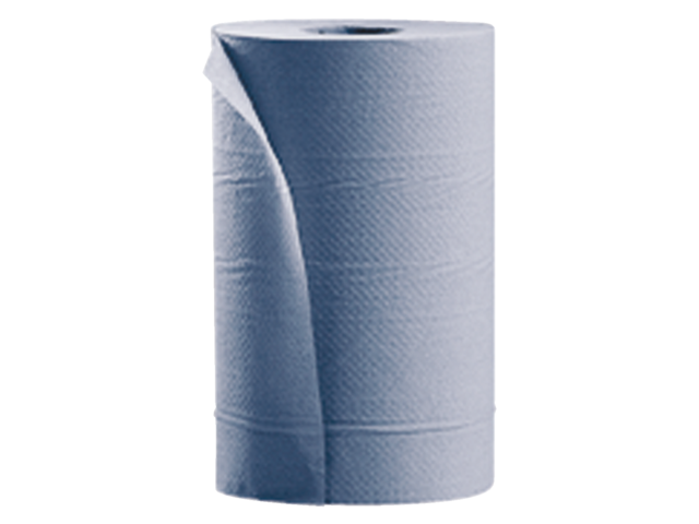 Poetsrol satino comfort 1-laags 20cmx120m blauw 12rollen