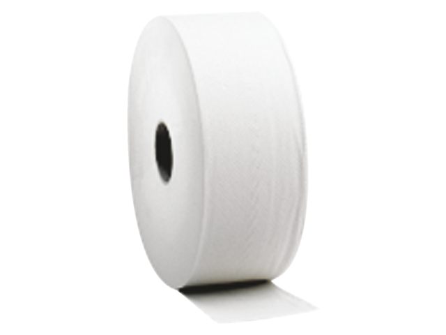 Toiletpapier satino 2-laags jumborol 66mmx380m wit 6rollen