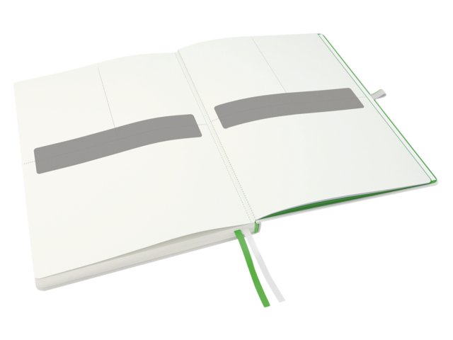 Notitieboek leitz complete hardcover a5 gelinieerd wit