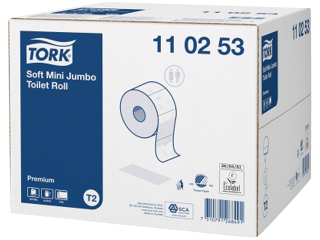 Tork toiletpapierdispenser T2-Jumbo mini