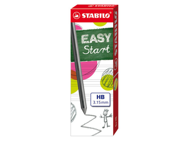 Potloodstift stabilo easy ergo 3.15mm hb