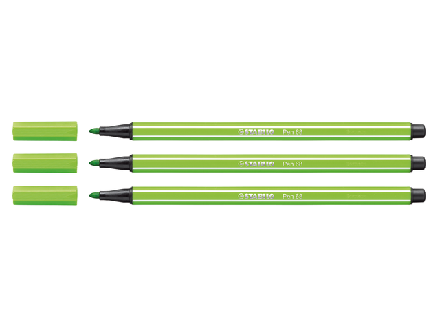 Viltstift stabilo 68/33 lichtgroen