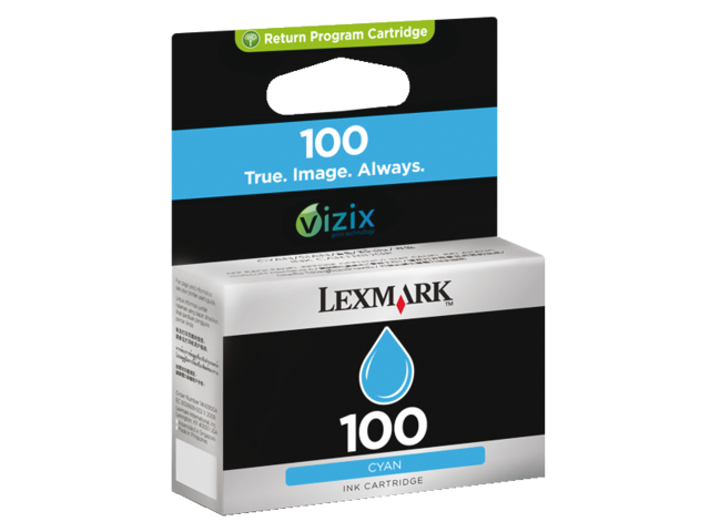 Inkcartridge lexmark 14n0900 100 prebate blauw