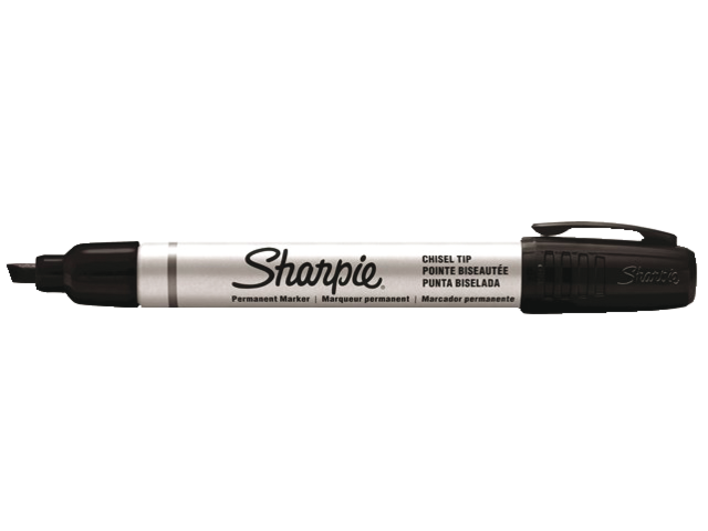 Viltstift sharpie pro schuin zwart 2-5mm