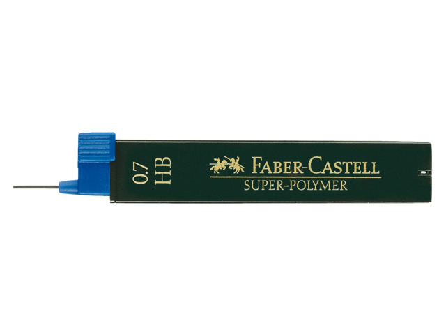 Potloodstift faber castell 0.7mm hb 12stuks