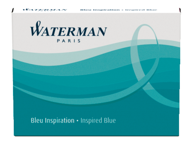 Inktpatroon waterman internationaal zuidzee blauw