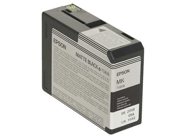 Inkcartridge epson t580800 mat zwart