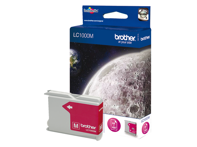 Inkcartridge brother lc-1000m rood