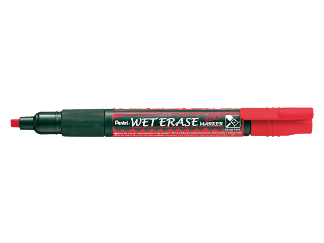 Viltstift pentel smw26 krijtmarker rood 2-4mm