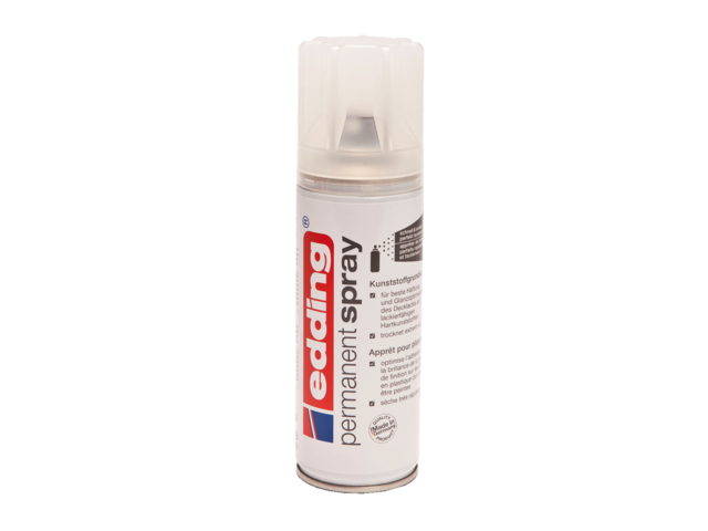 Verfspuitbus edding 5200 hechtprimer spray kunststof blank