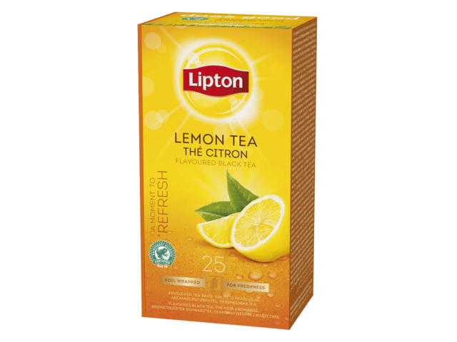 Thee lipton lemon met envelop 25stuks