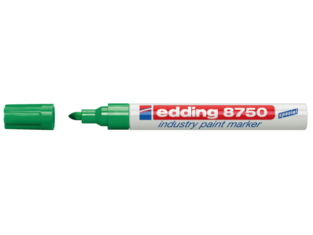 Viltstift edding 750 lakmarker rond groen 2-4mm