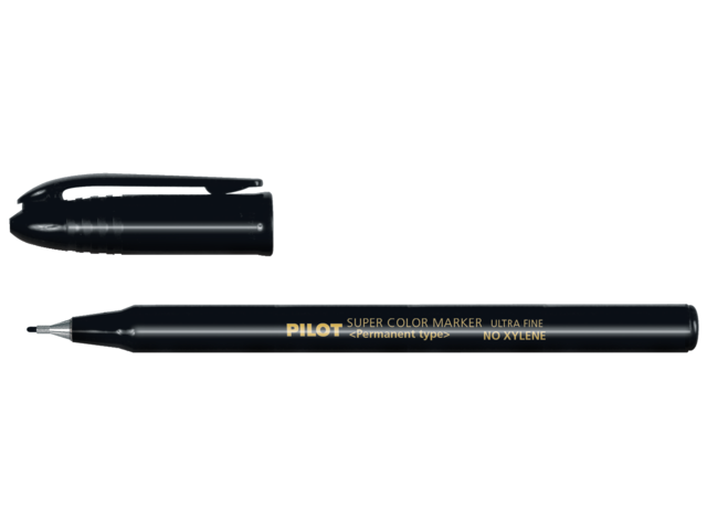 Fineliner pilot super sca-uf zwart 0.4mm