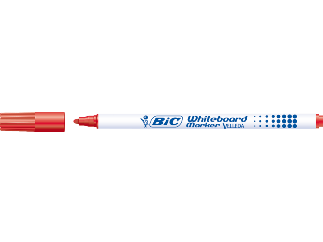 Viltstift bic 1721 whiteboard rond rood 1.5mm
