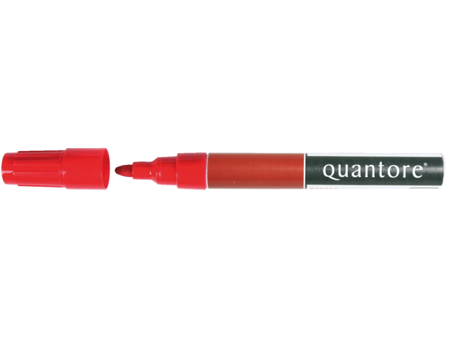 Viltstift quantore voor flipover rond 2-3mm rood