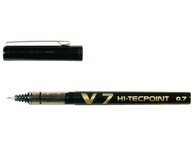 Rollerpen pilot hi-tecpoint v7 zwart 0.4mm