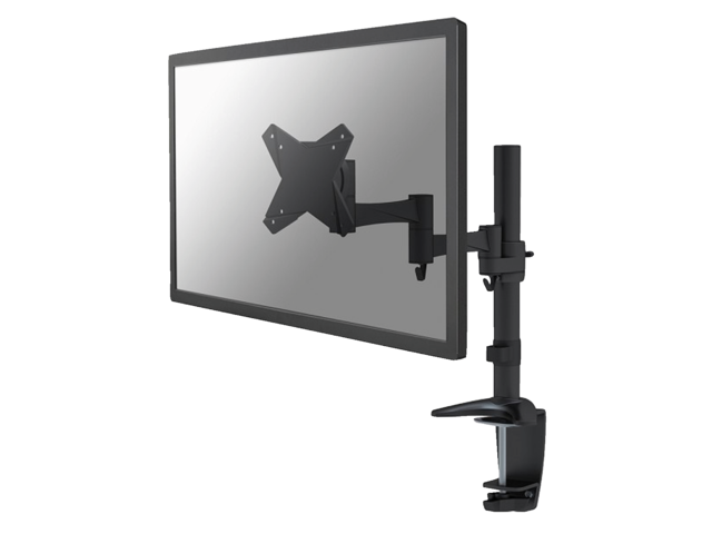 Flatscreenarm newstar d1330 klem voor 1 scherm zwart