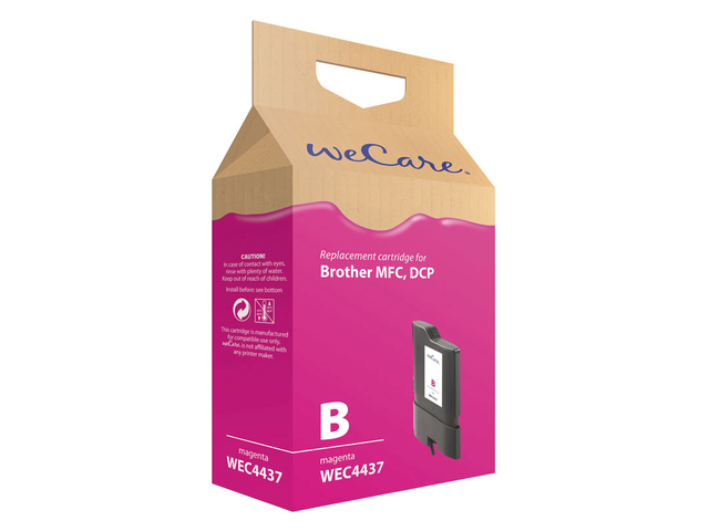 Inkcartridge wecare brother lc-1100 lc-980 rood