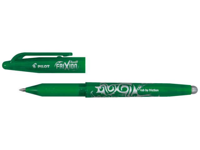Rollerpen pilot frixion bl-fr7 groen 0.4mm