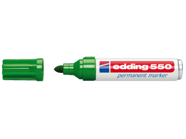 Viltstift edding 550 rond groen 3-4mm
