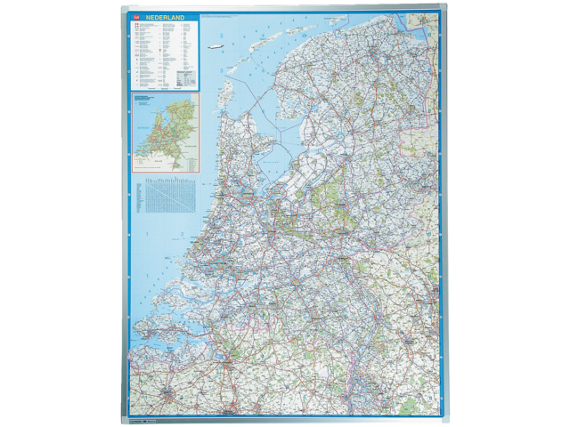 Landkaart legamaster nederland 130x101cm