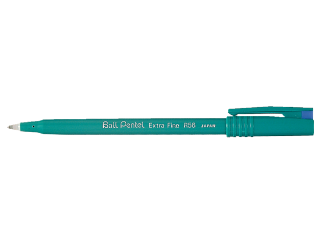 Rollerpen pentel r56 blauw 0.3mm