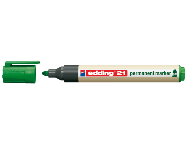 Viltstift edding 21 eco rond groen 1.5-3mm 