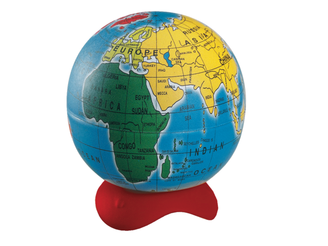 Puntenslijper maped globe 1gaats display à 16stuks assorti