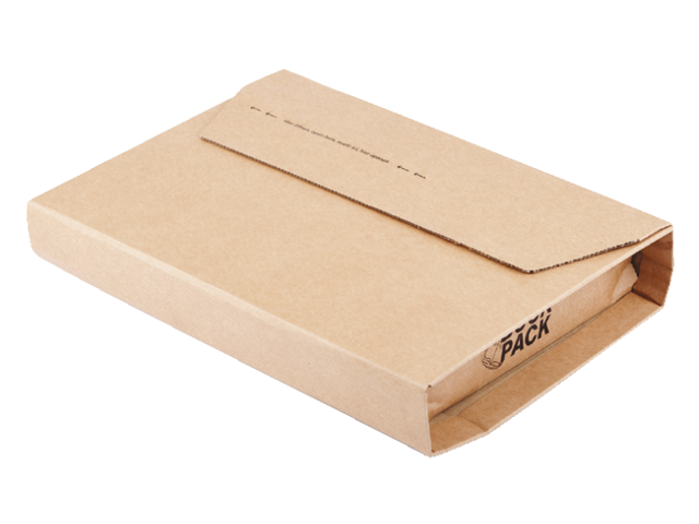 Wikkelverpakking cleverpack ringb +zelfkl strip bruin 10stuk