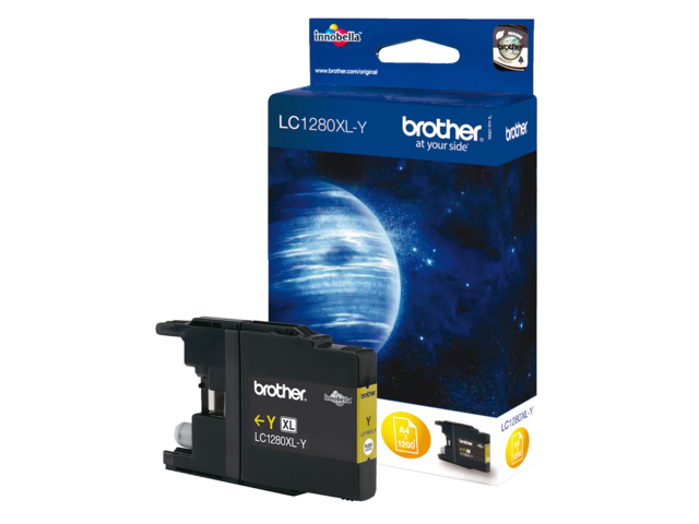 Inkcartridge brother lc-1280xly geel hc