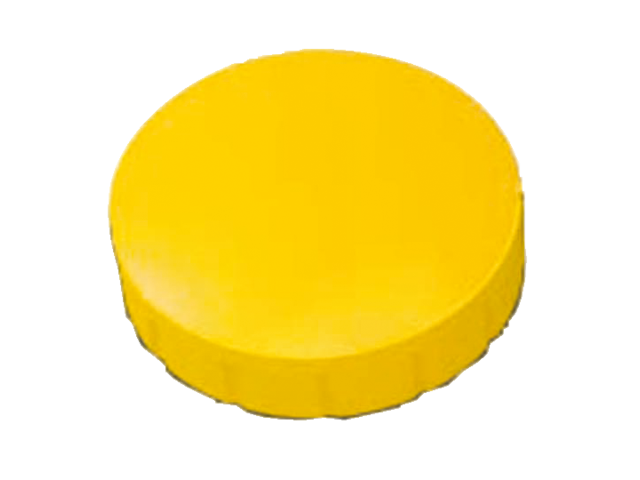 Magneet maul solid 20mm 300gr geel