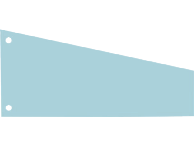 Scheidingsstrook elba trapezium 105x240x55mm blauw