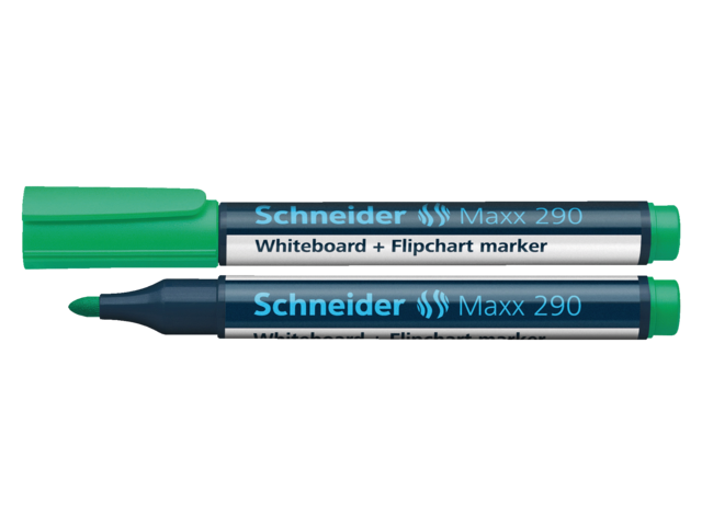 Viltstift schneider 290 whiteboard rond groen 1.5-3mm