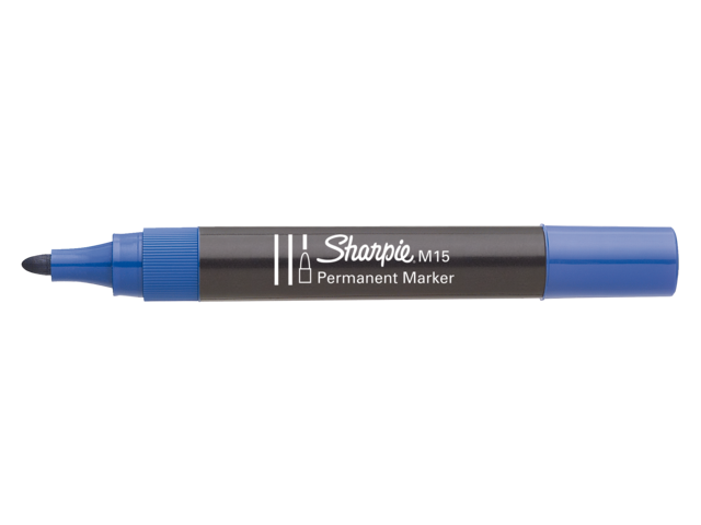 Viltstift sharpie m15 rond blauw 1.8mm