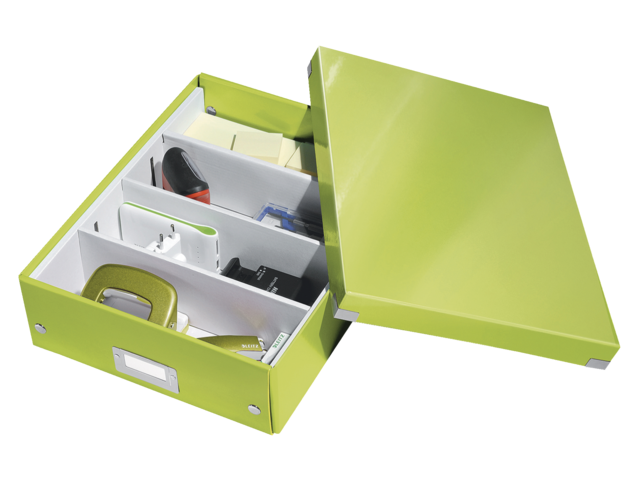 Opbergbox leitz click en store 280x100x370mm groen