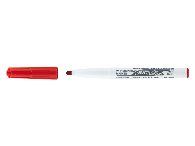 Viltstift bic 1741 whiteboard rond rood 1.4mm