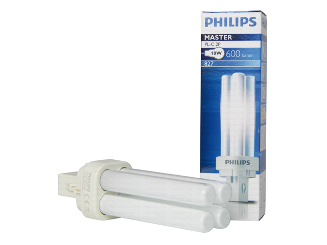 Spaarlamp philips master pl-c 10w 2pins