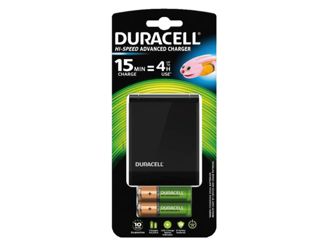 Batterij oplader duracell cef27 + 2xaa +2xaaa