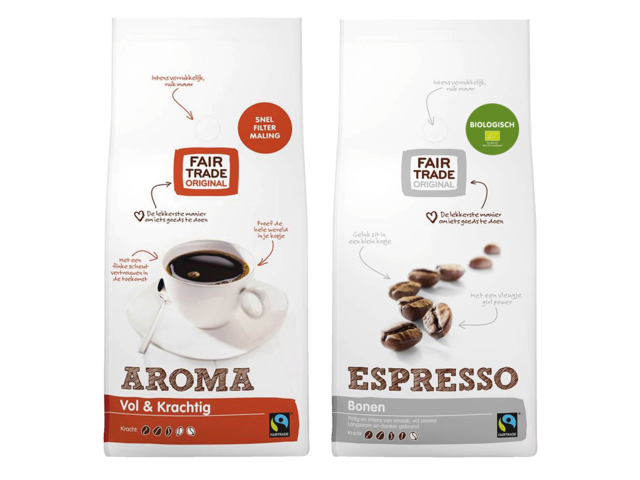 Koffie fair trade original aroma snelfilter 250gr