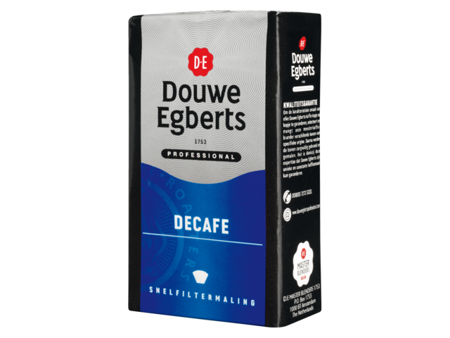 Koffie douwe egberts snelfiltermaling decafe 250gr