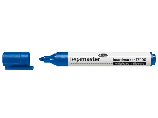 Viltstift lm tz100 whiteboard rond blauw 1.5-3mm