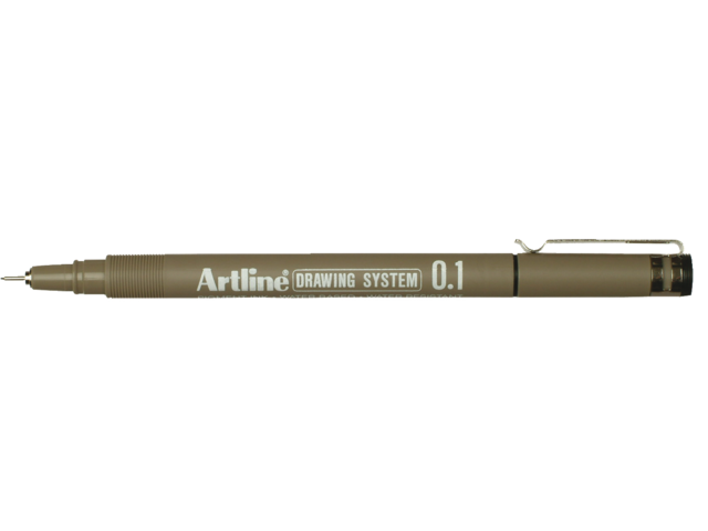 Fineliner artline zwart 1.0mm