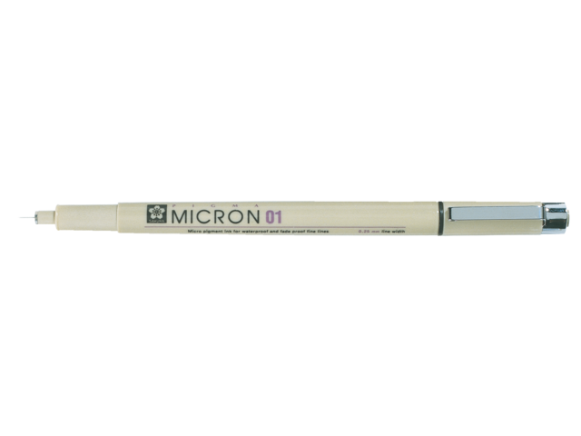 Fineliner sakura pigma micron zwart 0.25mm