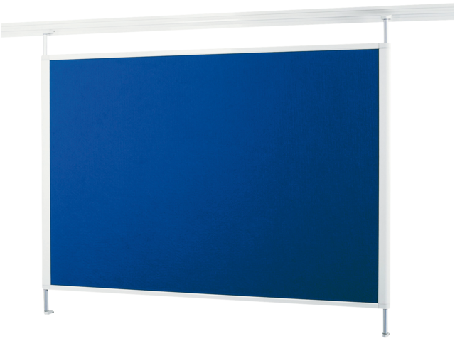 Textielbord legaline dynamic 100x120cm blauw