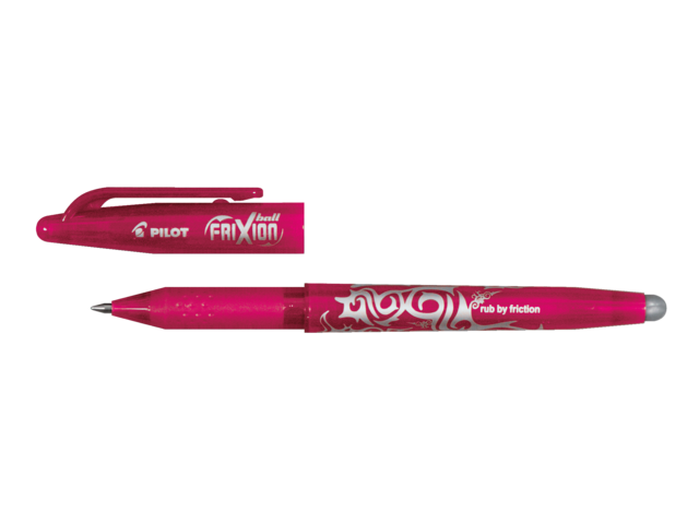 Rollerpen pilot frixion bl-fr7 roze 0.4mm